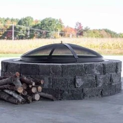 Foyer D'extérieur Rustico, Charbon