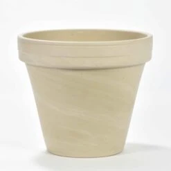 Pot Allemand Granit Blanc, 6,2''