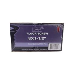 Vis à Plancher, #8 x 1-1/2" (6 500 Unités)