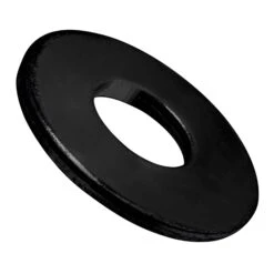 Hillman Rondelle Plate Noire, 3/8" (50 Unités)