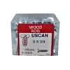 Vis à Bois à Tête Plate Plaquée Zinc, #8 x 3/4" (100 Unités) -GAGNON Quincaillerie 359780f104b5da5b35ddaf40c2b378b4137c602b 09103708 001