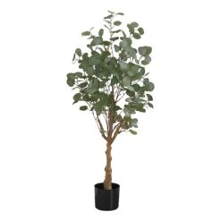 Monarch Specialties Arbre D'Eucalyptus Artificiel D’intérieur En Pot, 46"