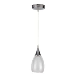 Luminaire Suspendu Blanc à 1 Lumière De La Collection Repley, 4,7" X 67,4"