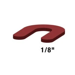 Cales Fer à Cheval Rouges De 1/8", 140 Unités