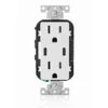 Prise Avec Chargeurs USB Double De Type-C De 30 W, Blanc