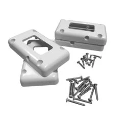 Support En PVC Pour Mur Et Colonne, Emballage De 4 Unités