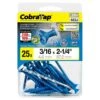 Vis à Béton à Tête Plate CobraTap De 3/16" X 2-1/4'', 25 Unités -GAGNON Quincaillerie 4005e86e43c165751c057aacbf6b151f9b1040c2 60854361 001