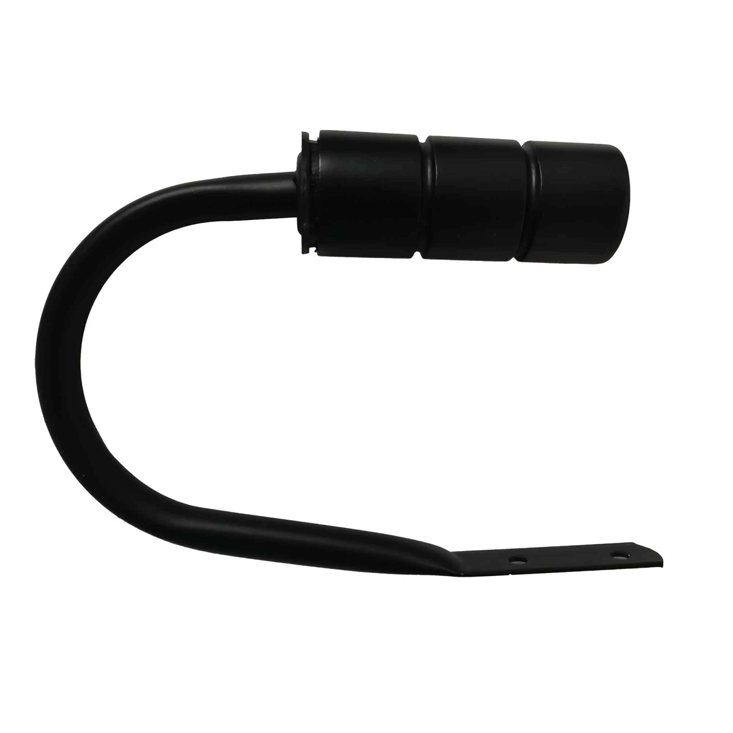 Embrasses à Rideaux à Extrémités Cylindriques, Noir 3 Embrasses à Rideaux à Extrémités Cylindriques, Noir