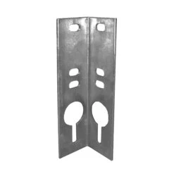 Coin Intérieur De 3/16'' Avec Fente Pour Chaine D'ancre, 3" X 11"