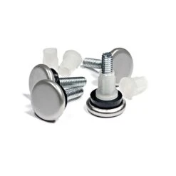 Patins Réglables Et Base En Acier Coussiné, 4 Unités