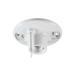 Plafonnier Avec Chaîne, Blanc