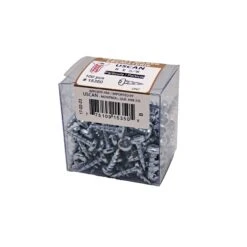 Vis à Particule à Tête Ronde Plaquée Zinc, #8 x 5/8" (100 Unités)