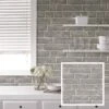 Papier Peint ''peler Et Coller'' à Motif De Façade En Brique Grise, 20,5" X 18' -GAGNON Quincaillerie 4580394e38a4ad1aa89d5dc5736e42fc7383fe1d 12245983 001
