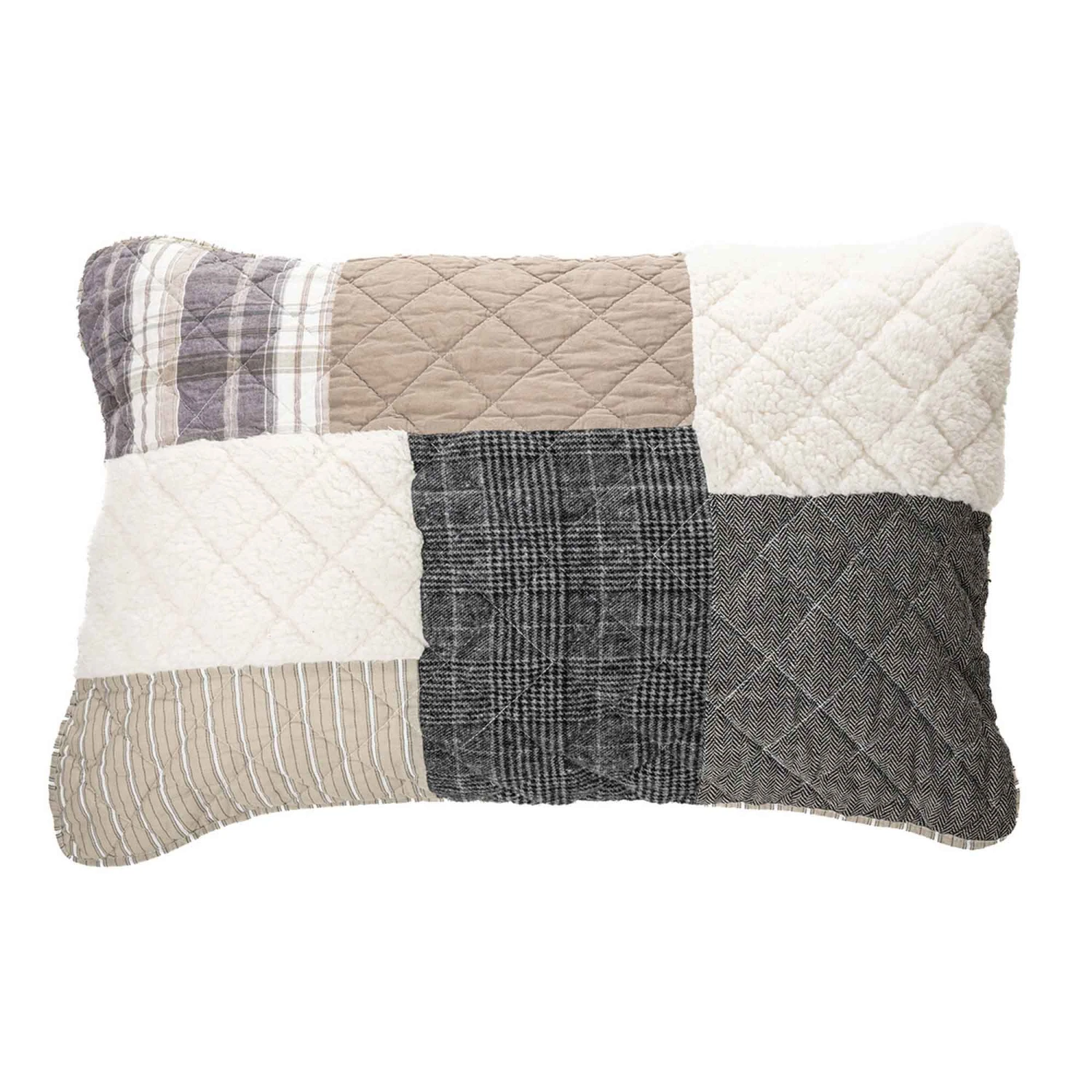 Cache-oreiller Décoratif Patchwork Theory, Queen (20'' X 30'') 3 Cache-oreiller Décoratif Patchwork Theory, Queen (20'' X 30'')