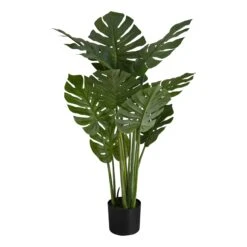 Monarch Specialties Monstera Artificiel D’intérieur En Pot, 45"