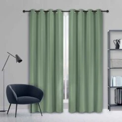 Panneau De Rideau Coupe-lumière, 54'' X 84'' (vert Nénuphar)