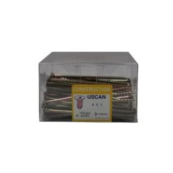 Vis à Multi-usage Plaquée Zinc Jaune, #8 X 3" (100 Unités)