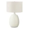 Monarch Specialties Lampe De Table En Résine Crème Avec Abat-jour Ivoire, 26"