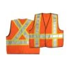 Veste De Sécurité Orange De Haute Visibilité Et Détachable En 5 Points