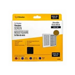 Moustiquaire En Fibre De Verre De 24" X 40'', Noire