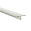 Réducteur De Moulure En T Pour Carrelage Argent Satiné Anodisé, 5/16" X 7/8" X 8'