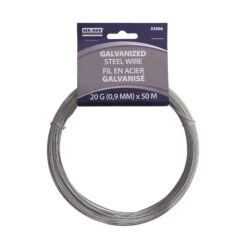 Fil D’acier Galvanisé De Calibre 20, 50 m