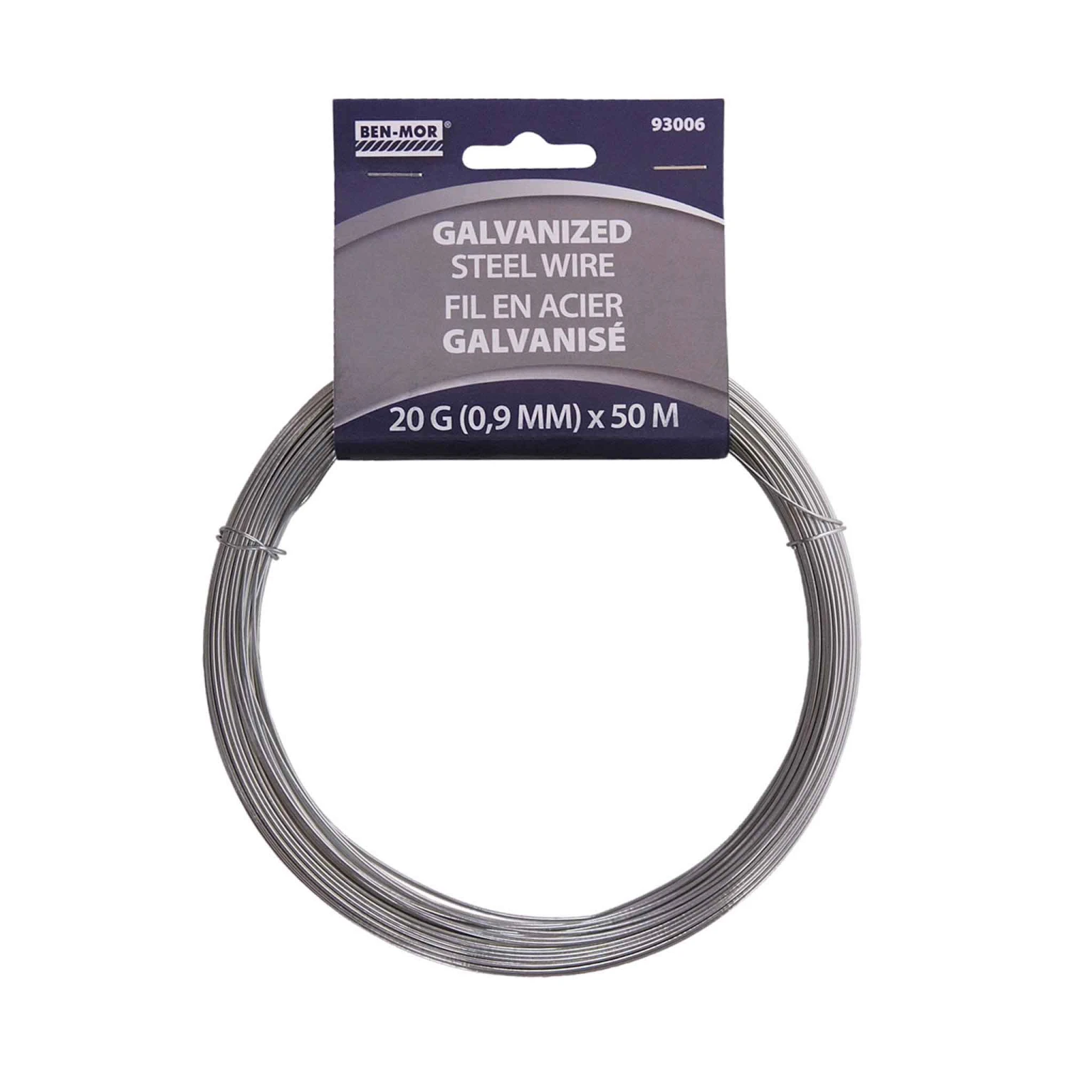 Fil D’acier Galvanisé De Calibre 20, 50 m 3 Fil D’acier Galvanisé De Calibre 20, 50 m