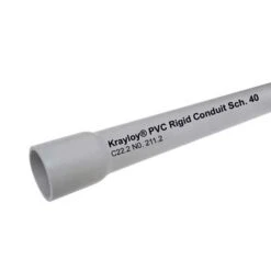 IPEX Conduit Rigide CSA Kraloy En PVC, 3/4" X 10'