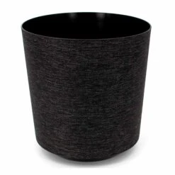 Jardinière Gama Avec Textile Noir, 12'' X 12''