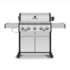 Broil King BBQ Au Propane Baron S 590 Pro IR à 5 Brûleurs + 1 Brûleur Latéral + 1 Brûleur Arrière, 70 000 BTU