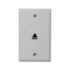 RCA Plaque Murale Simple RJ45, Blanche -GAGNON Quincaillerie 4ec619bc2d224a026a8e97ac146b3e14b589b1a0 76078491 001