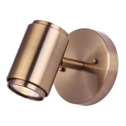 Canarm Plafonnier à 1 lumière Mayda Doré, 5,75" X 5,5" X 4,75"