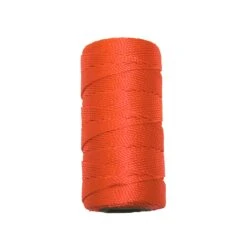 Ficelle De Maçon En Nylon Torsadé #18, Orange - 250'