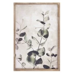 Toile Avec Feuilles De Couleur Sourde, 16-1/2'' X 24-1/2''