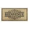 Paillasson En Coco Avec Inscription "Bienvenue", 20" X 40"