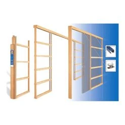 Ensemble Pré-assemblé De Bâti De Porte Escamotable, 36"