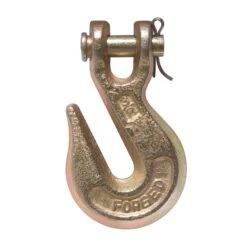 Crochet Grappin à Manille Avec Loquet De 5/16", Plaqué Zinc Doré, Grade 70