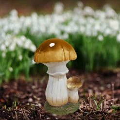 Décoration De Champignon Moyen, Brun