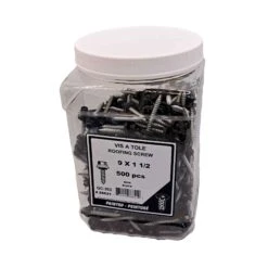 Vis à Tôle à Tête De Couleur Noire, #9 x 1-1/2" (500 Unités)