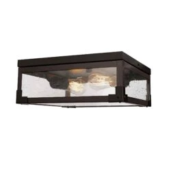 Globe Electric Plafonnier Williamsburg à 2 lumières, 13'' X 13'' X 5,2"