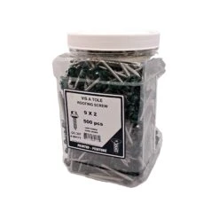 Vis à Tôle à Tête De Couleur Vert Foncé, #9 X 2" (500 Unités)