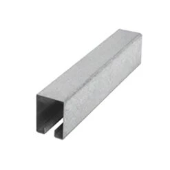 Rail Carré Standard en Acier Galvanisé, 6'