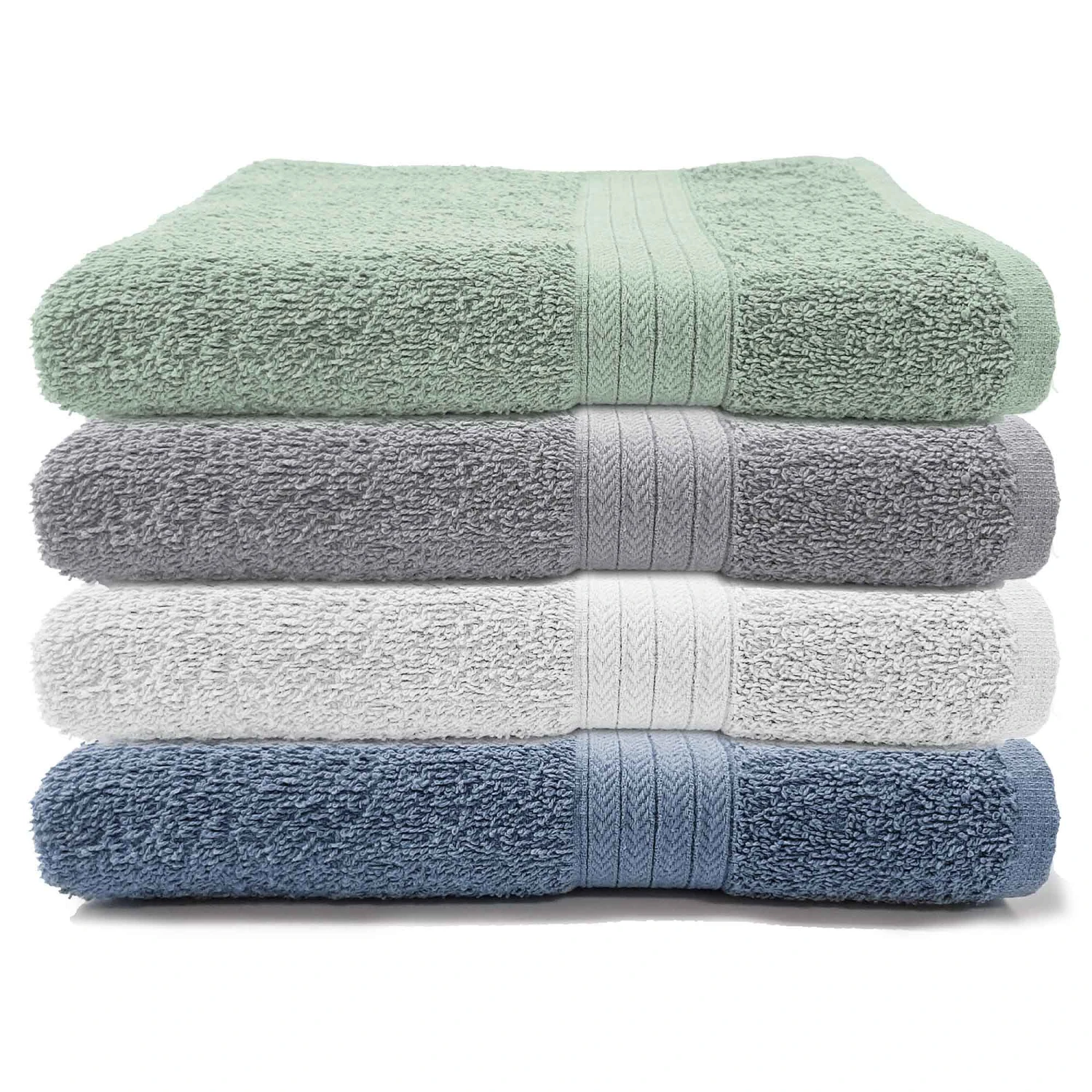 Drap De Bain, 34'' X 64'' (couleurs Assorties) 3 Drap De Bain, 34'' X 64'' (couleurs Assorties)