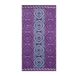 Serviette De Plage En Jacquard Velours, 32'' X 62'' (mosaïque)