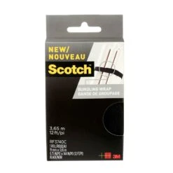 Scotch Attache De Regroupement Avec Velcro De 3/4" X 144'', Noir