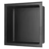 Niche De Douche Layla En Acier Inoxydable Noir Mat, 12" X 12" -GAGNON Quincaillerie 6012c62731f2d851a40dd67a51d88c2c4a788d81 63601240 001