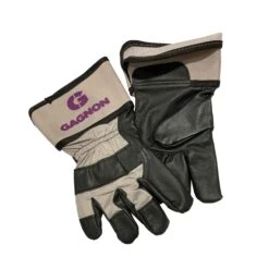 Gants "GAGNON" En Cuir De Vache Et Coton, Petit