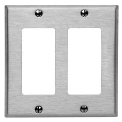 Plaque Murale Decora Avec 2 Dispositifs, Acier Inoxydable