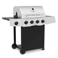 STERLING BBQ Au Propane Flame 430 à 4 brûleurs Et 1 Brûleur Latéral, 50 000 BTU