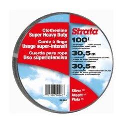 Corde à Linge Argentée à Usage Super Intensif De 100'